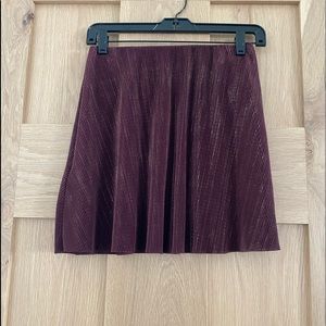 BCBGeneration Burgundy Mini skirt, XS